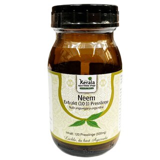 Neem Bltter Extract 500 mg 120 Presslinge  (10:1)